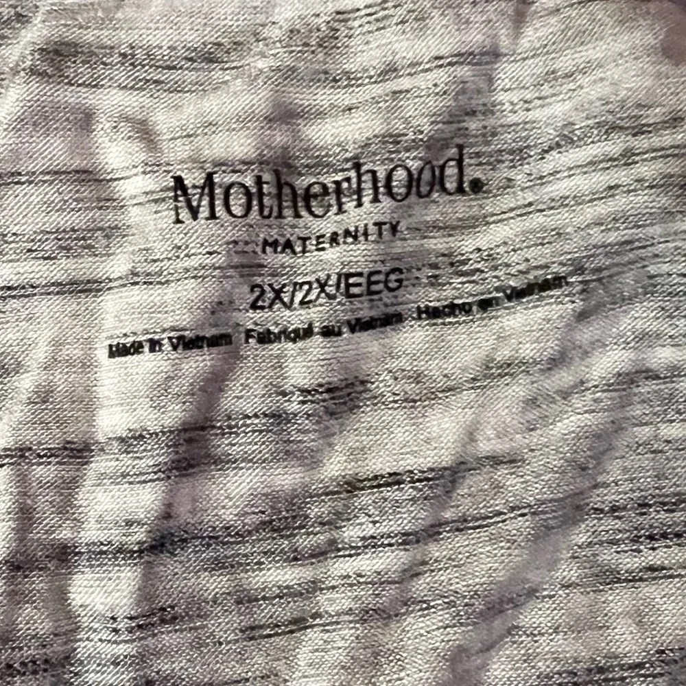 2  2x Women’s Plus size motherhood maternity tank tops. Black and gray/white._5